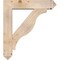 Ekena Millwork Funston Arts and Crafts Smooth Bracket w/ Offset Brace, Douglas Fir, 7 1/2"W x 34"D x 38"H BKT0806X34X38FST03SDF - alternate 3